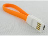 Kabel micro USB 2.0, A-B 0,2m magnetický