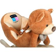 Houpací hračka se zvuky PlayTo medvídek hnědá 