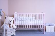 Dětská postýlka New Baby ELSA bílo-růžová 