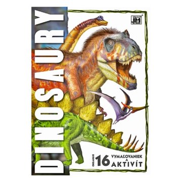 Omalovánky Dinosauři s aktivitama