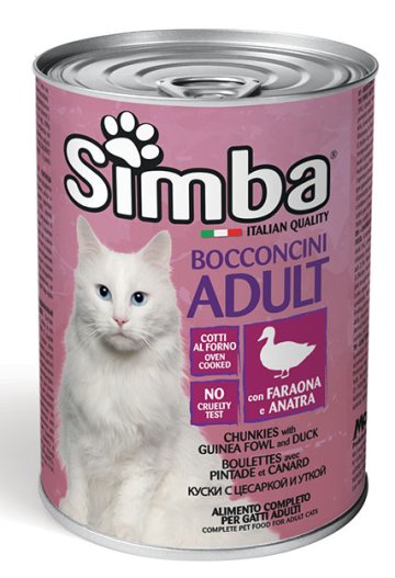 SIMBA Cat Perličky/Kachna kousky 415g