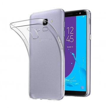 Samsung Galaxy J6 (2018) - silikonový kryt průhledný