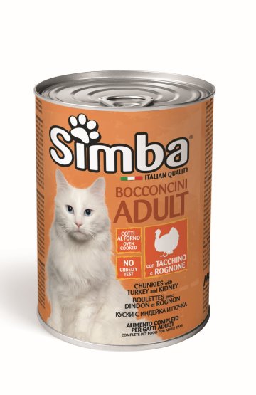 SIMBA Cat Krůta a ledvinky kousky 415g