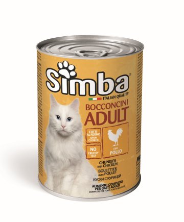SIMBA Cat Kuřecí kousky 415g