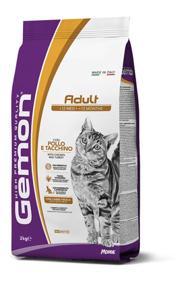 GEMON Cat Adult Kuře/krůta 32/13 2kg