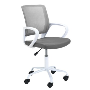 Dětská otočná židle FD-6 bílá/šedá