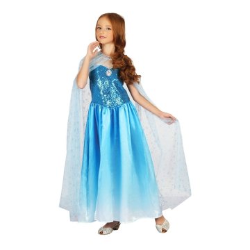 Šaty na karneval - Sněhová královna 120 -130 cm