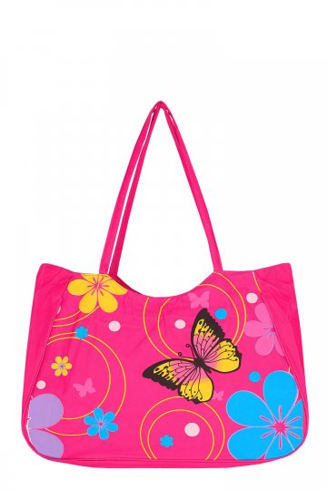 Farfalla Scura velká taška na pláž růžová