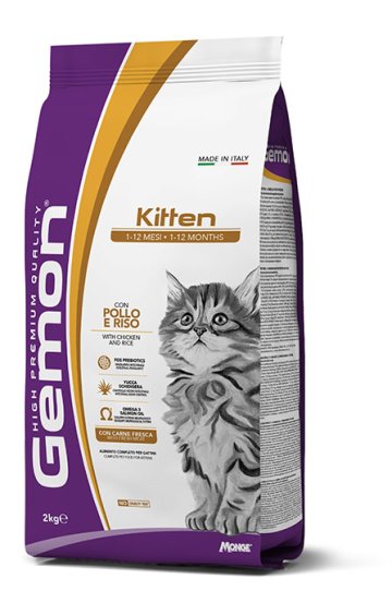 GEMON Cat Kitten kuře/rýže 34/15 2kg