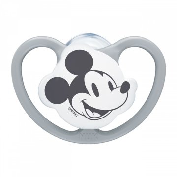Šidítko Space NUK 0-6m Disney Mickey Mouse šedá 0-6…