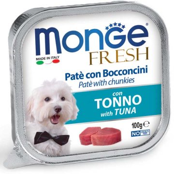 MONGE FRESH Dog vanička tuňák 100g