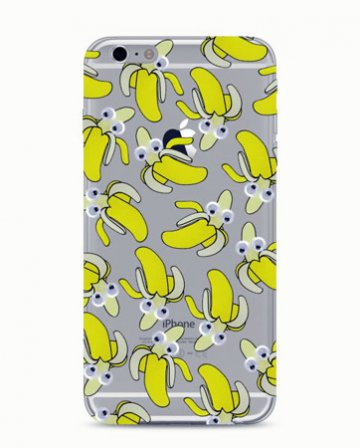 Samsung Galaxy S4 - silikonový kryt motiv banány s očima