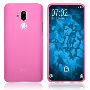 LG G7 ThinQ - silikonový kryt růžový
