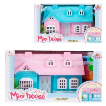 Mini dom pro panenky - Set